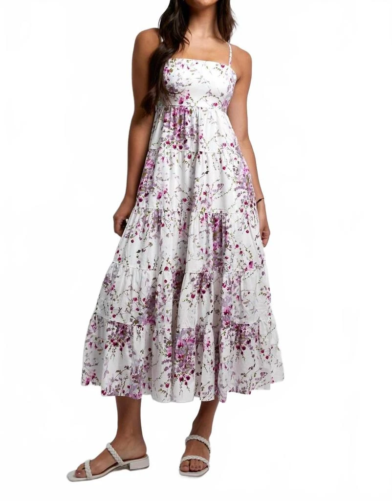 ruffle off shoulder midi dress Off The Shoulder Midi Dress Large / White