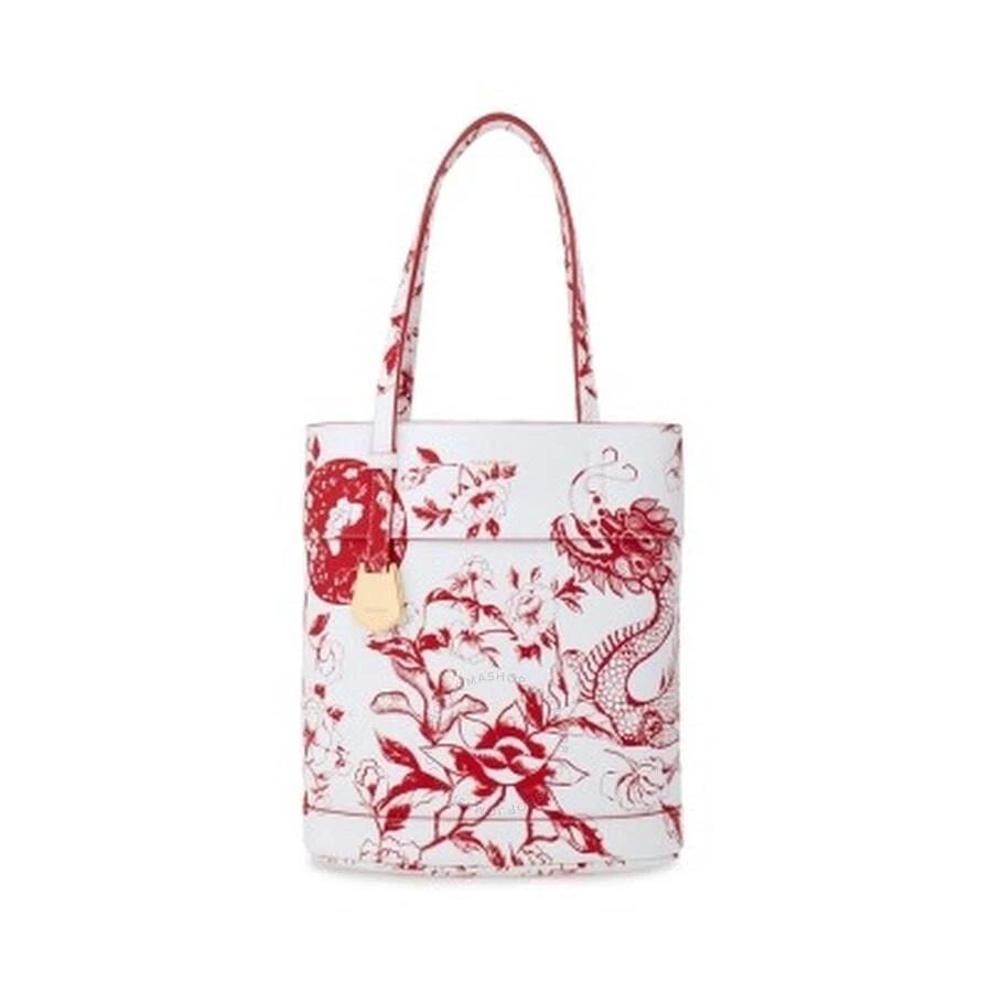 Salvatore Ferragamo North-South Floral Print Tote Bag 1