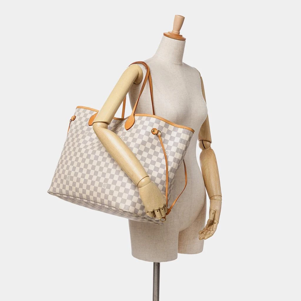 Louis Vuitton Louis Vuitton White Damier Azur Neverfull GM 2