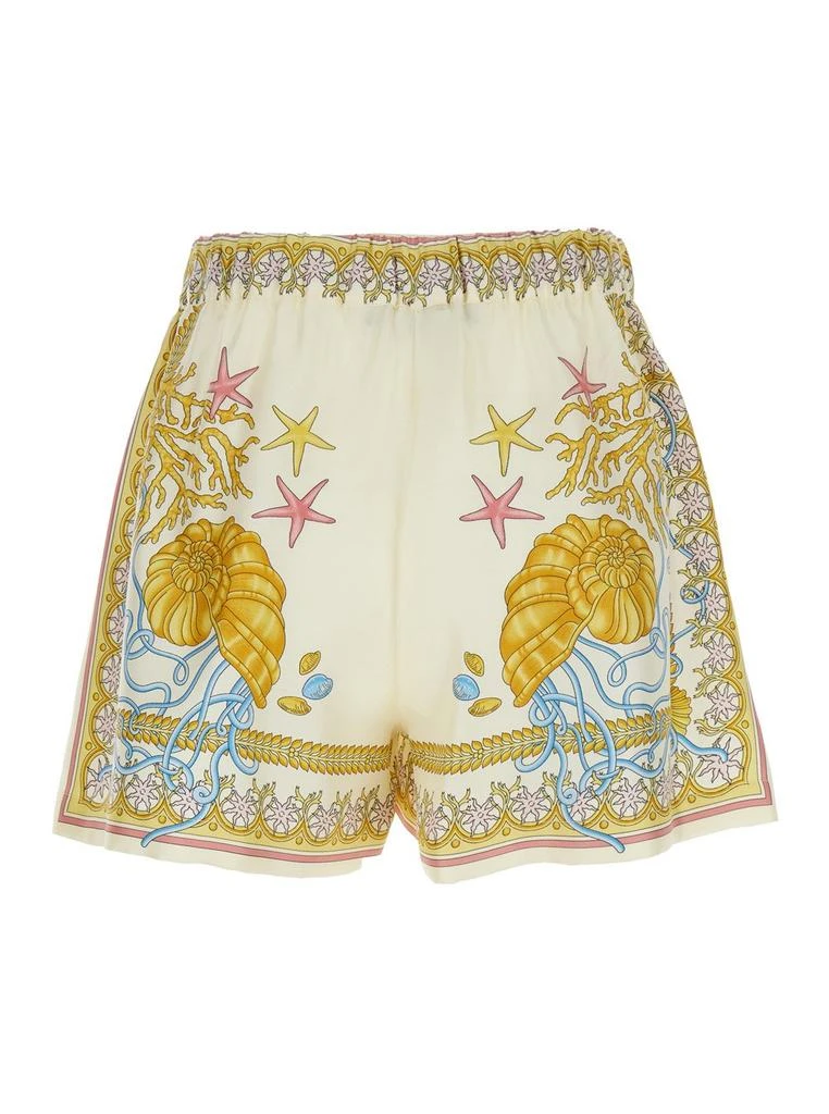 Versace Versace Barocco-Printed Elasticated Waistband Shorts 2