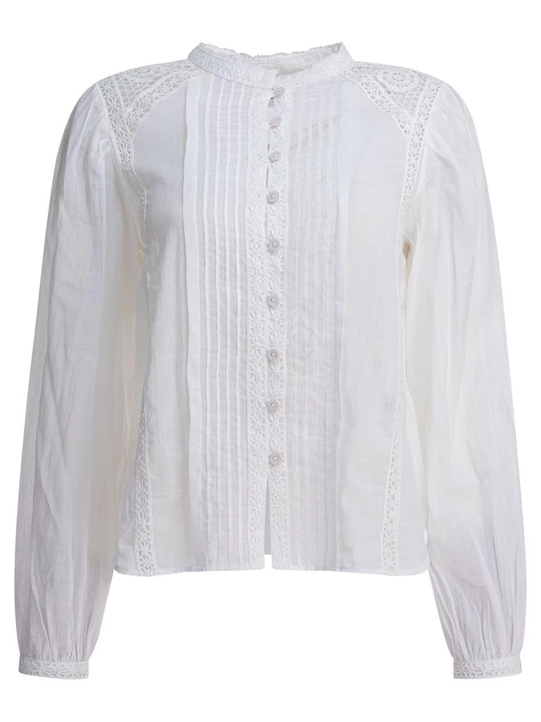 Isabel Marant Étoile Isabel Marant Étoile Cut-Out Detailed Buttoned Shirt 1