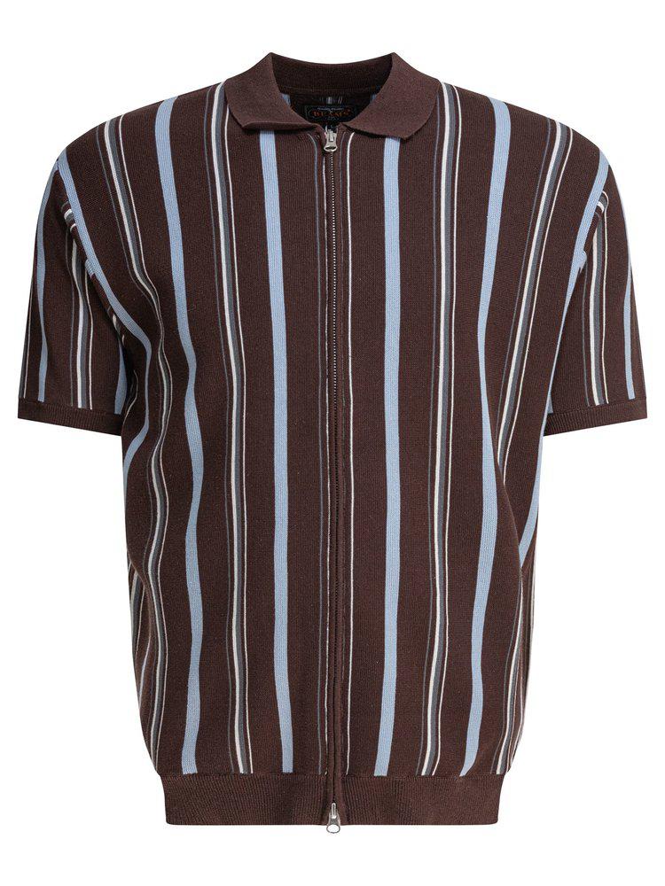 BEAMS PLUS Beams Plus Striped Polo Shirt
