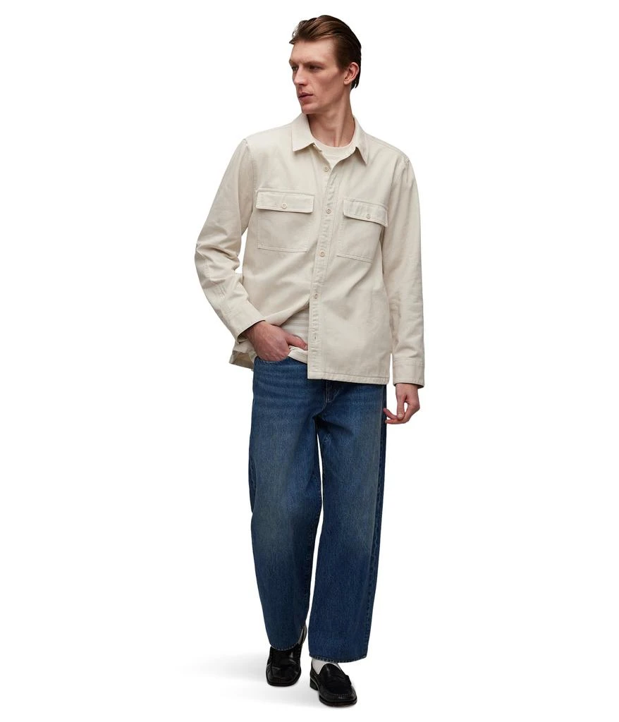 Madewell Straight Hem Garment-Dyed Work Shirt 4
