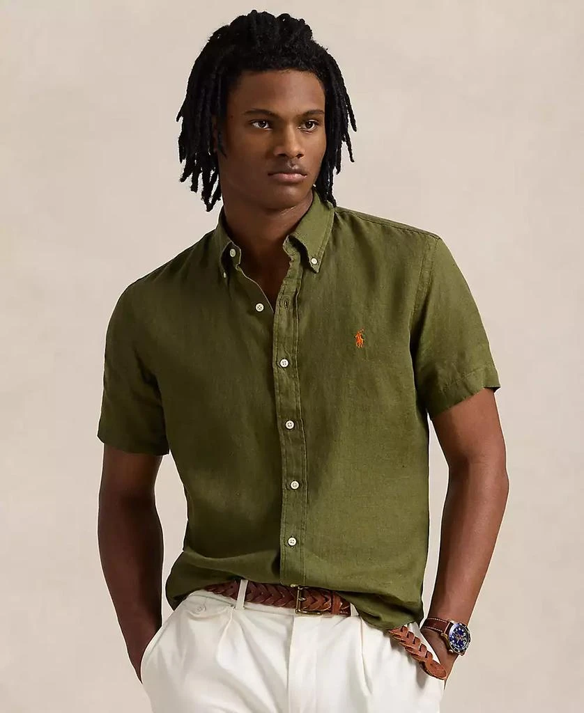 Shop Men's Classic-Fit Linen Shirt on Sale at BeyondStyle – Get 45