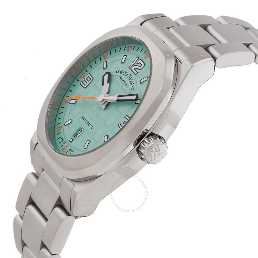 Armand Nicolet JH9 Automatic Aqua Blue Dial Men's Watch A660HAA-ZO-MA4680A