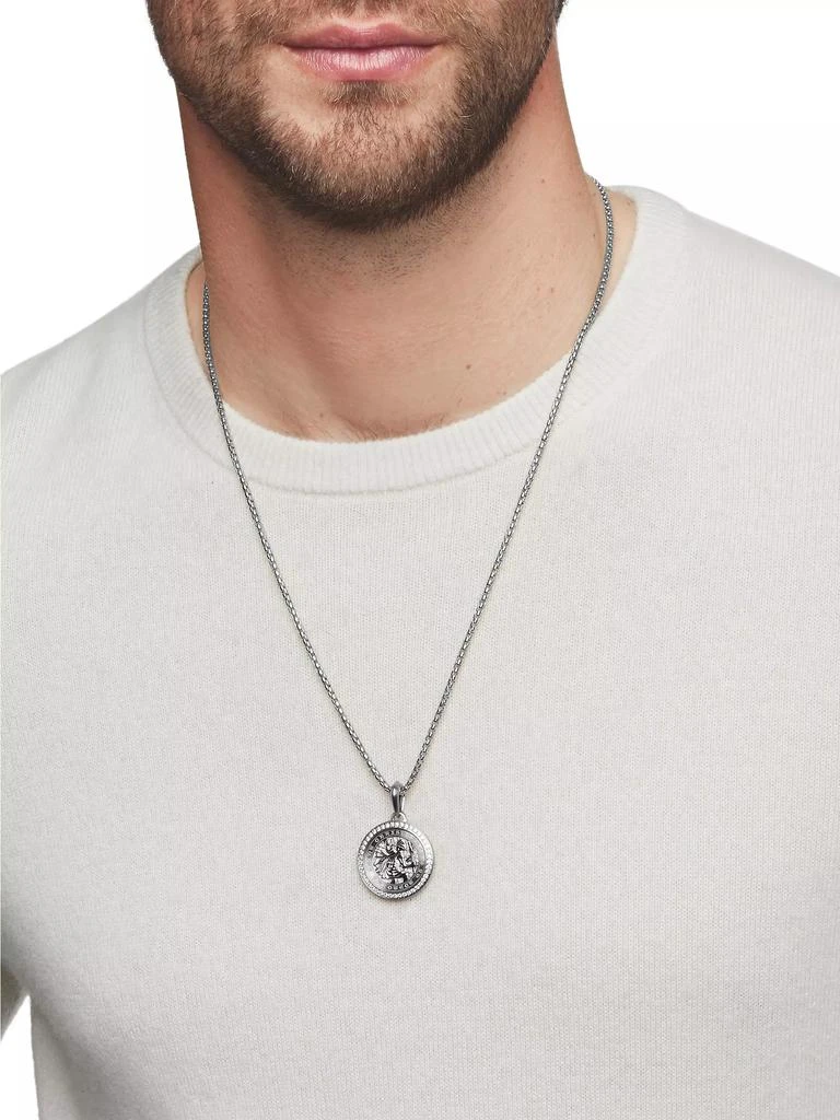 David Yurman St. Christopher Amulet in Sterling Silver 2