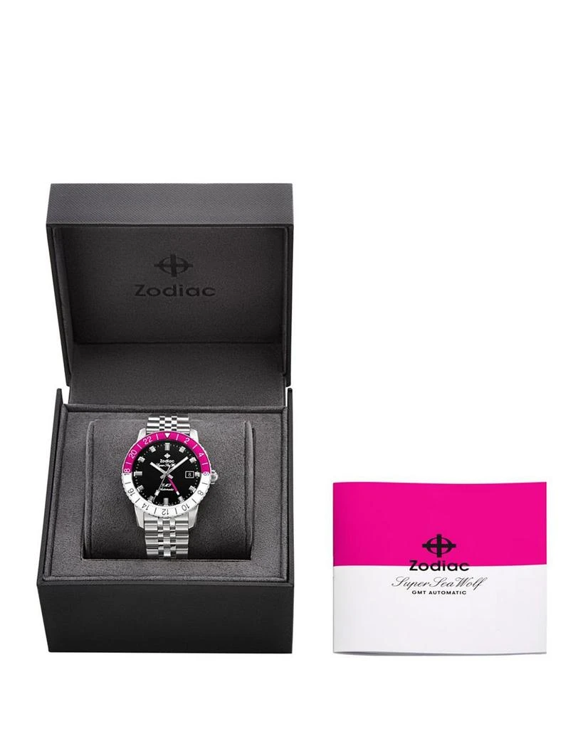 ZODIAC GMT Automatic Stainless Steel Watch, 37mm 3