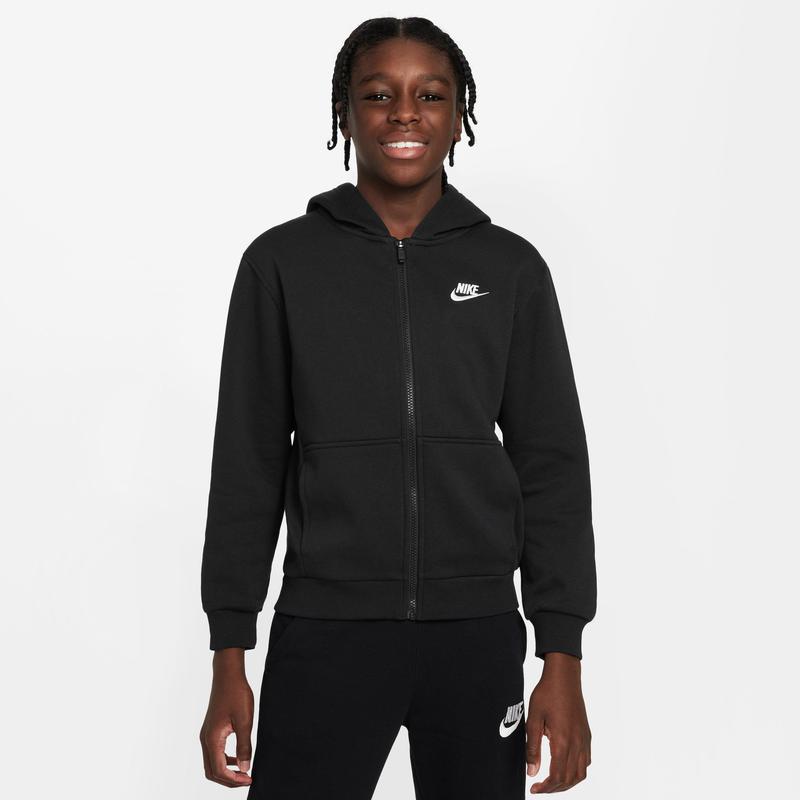 ★送料 関税込★Nike★NSW CLUB FLEECE FULLZIP フーディ★ NIKE Nike NSW Club Fleece Full-Zip LBR Hoodie - Boys' Grade