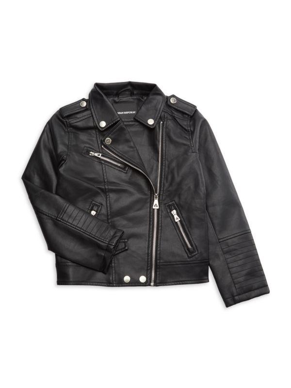 Urban Republic Little Girl's & Girl's Faux Leather Jacket