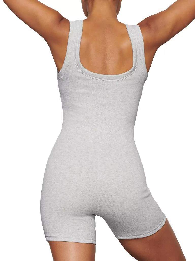 SKIMS Cotton Rib Onesie Bodysuit 5