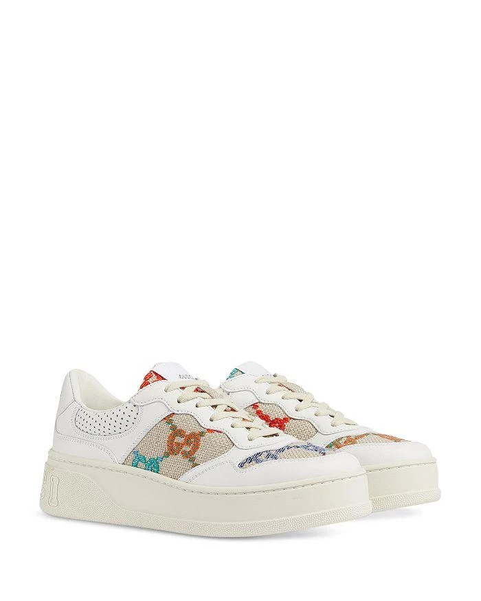 Gucci Women's GG Logo Platform Low Top Sneakers 7