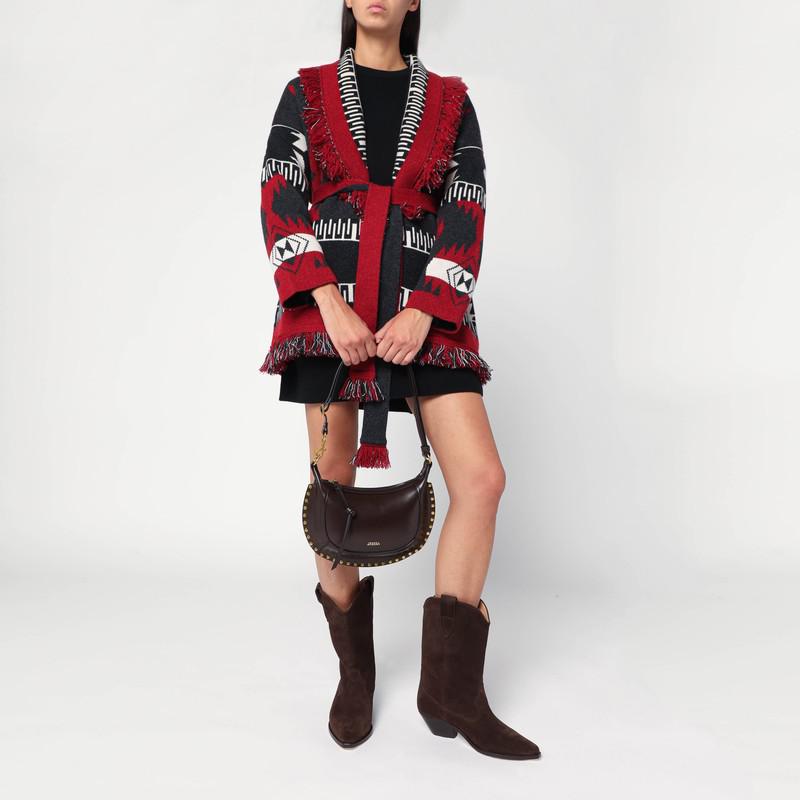 Isabel Marant Brown Oskan Moon shoulder bag