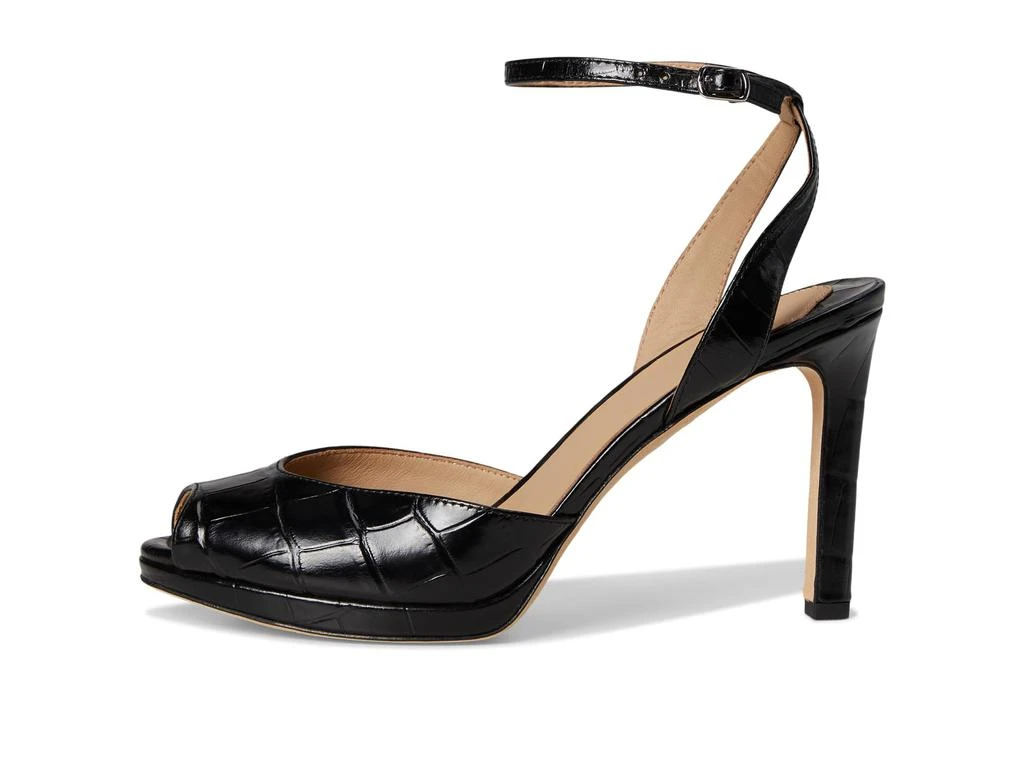 Ralph Lauren Kyla Crocodile-Embossed Leather Sandals 4