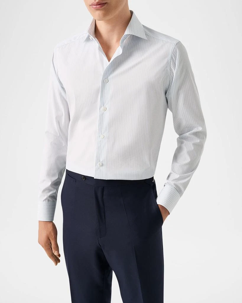 Eton Men's Elevated Stripe Supima 120 Slim-Fit Dress Shirt 4