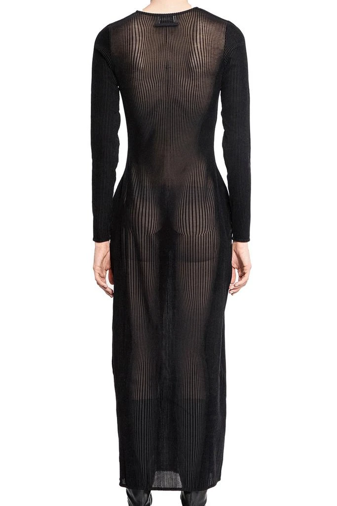 Jean Paul Gaultier Jean Paul Gaultier Morphing Pinstripe Mesh Midi Dress 2