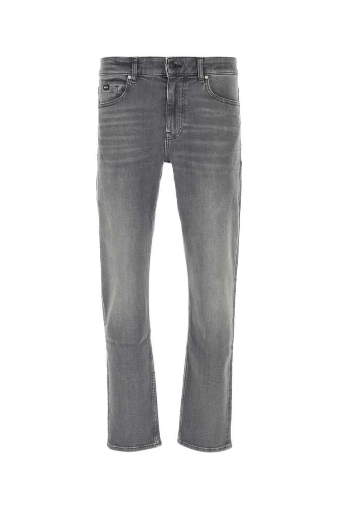 Hugo Boss Grey Stretch Denim Delaware Jeans 1