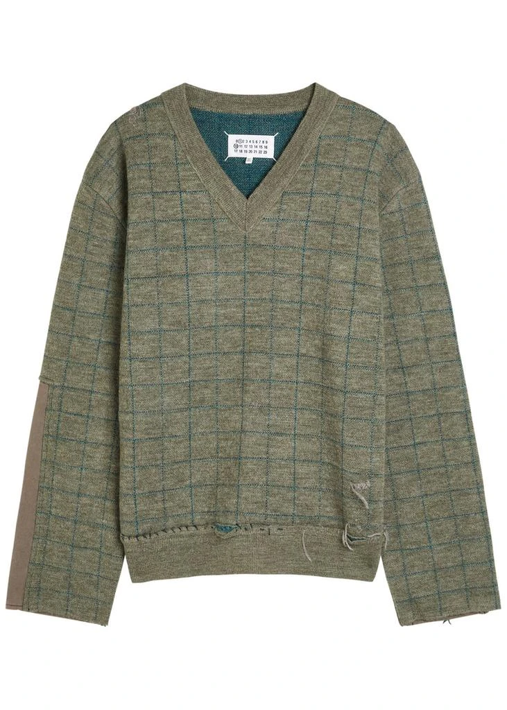 MAISON MARGIELA Distressed wool jumper 1