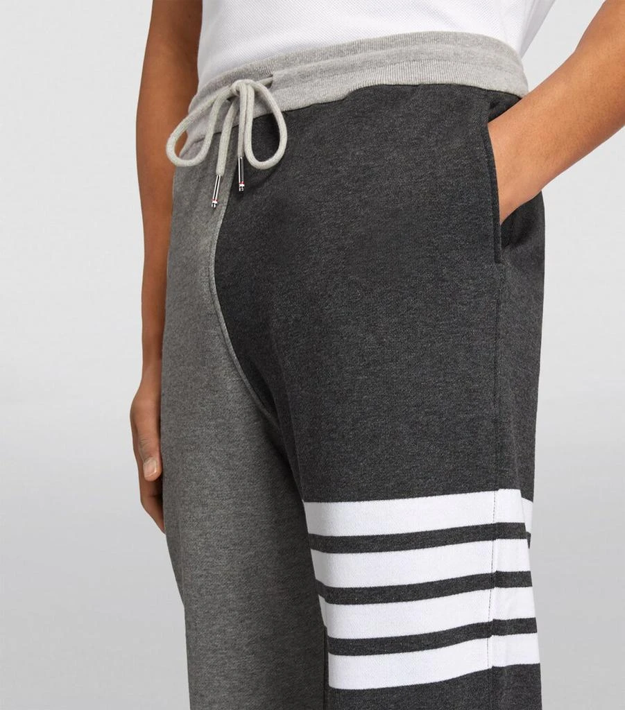 Thom Browne Two-Tone 4-Bar Sweatpants 6
