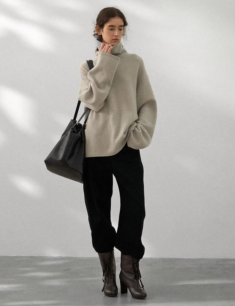 Pixie Market Soft Wool Turtleneck Sweater 1