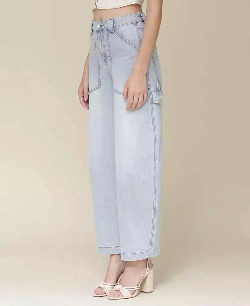 Avec Les Filles Women's High-Rise Barrel-Leg Jeans 3