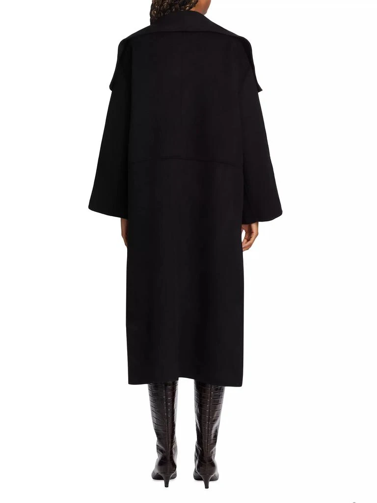 Toteme Open-Front Wool Coat 5