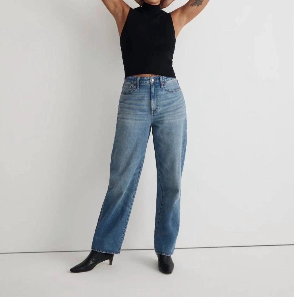 Madewell Madewell - Curvy Baggy Straight Jeans 1