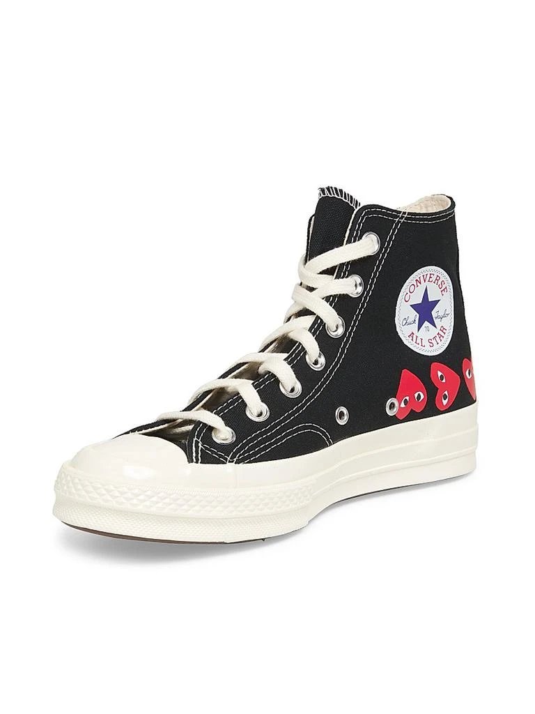 Comme des Garcons CdG PLAY x Converse Women's Chuck Taylor All Star Heart High-Top Sneakers 2