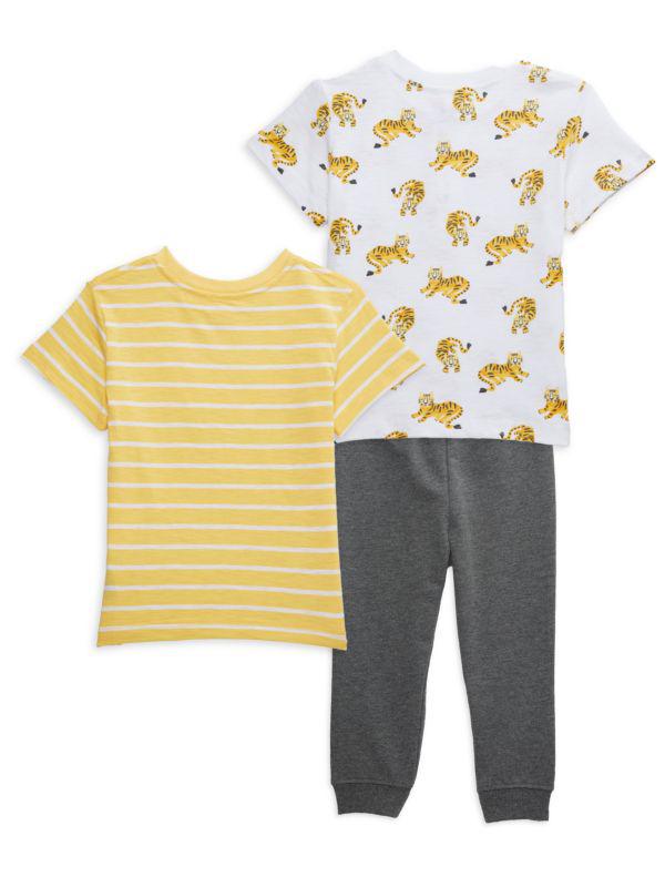 Little Me Baby Boy's 3-Piece Tee & Joggers Set