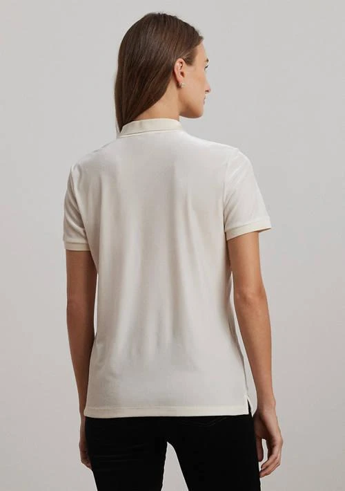 Ralph Lauren Beaded Crest Stretch Velvet Polo Shirt 2