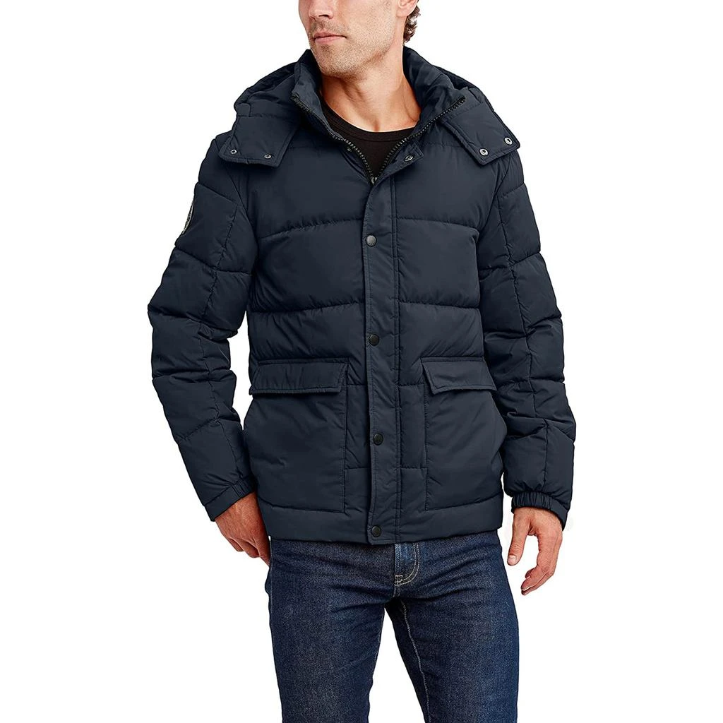 HFX Halifax HFX Men's Puffer Jacket with Hood, Water and Wind Resistant, Midnight 1