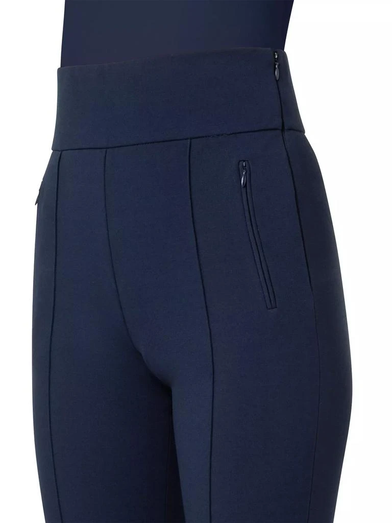 Akris Maxine Jersey Piped Bootcut Pants 5