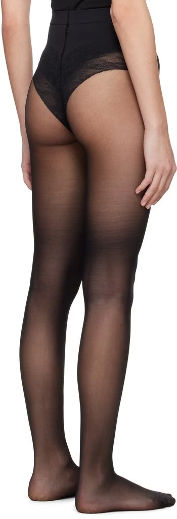 Wolford Black Tummy 20 Control Top Tights 3
