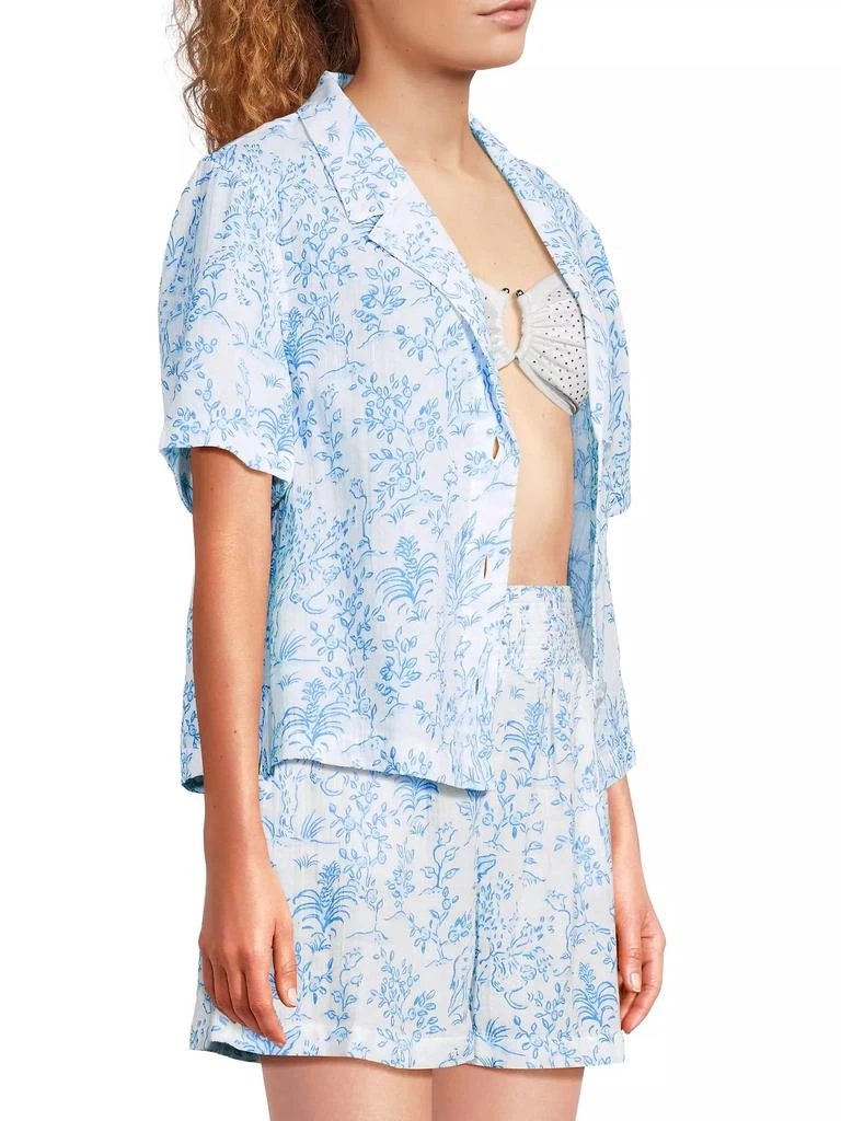 Lilly Pulitzer Montee Cotton Cover-Up Shirt 4