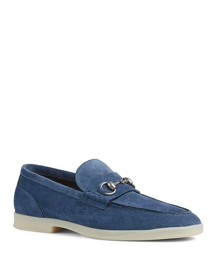 Gucci Men's Suede Horsebit Loafers 1
