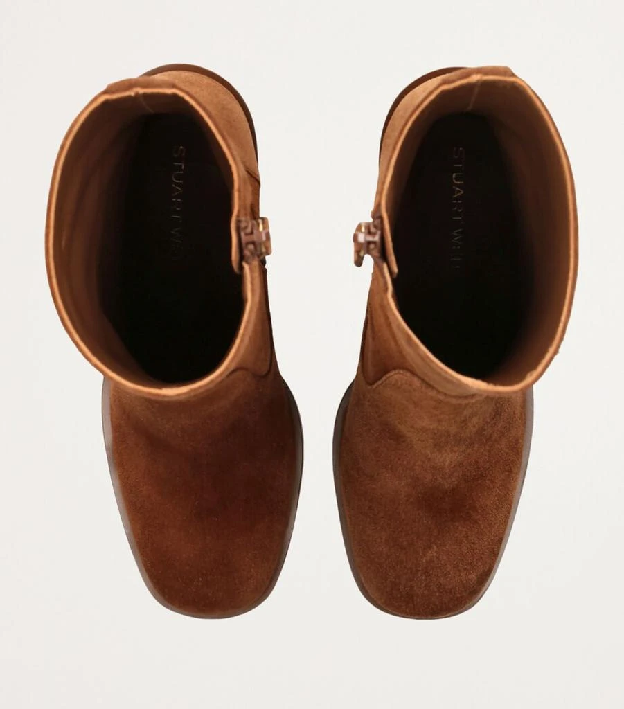Stuart Weitzman Suede Bethany Boots 80 4