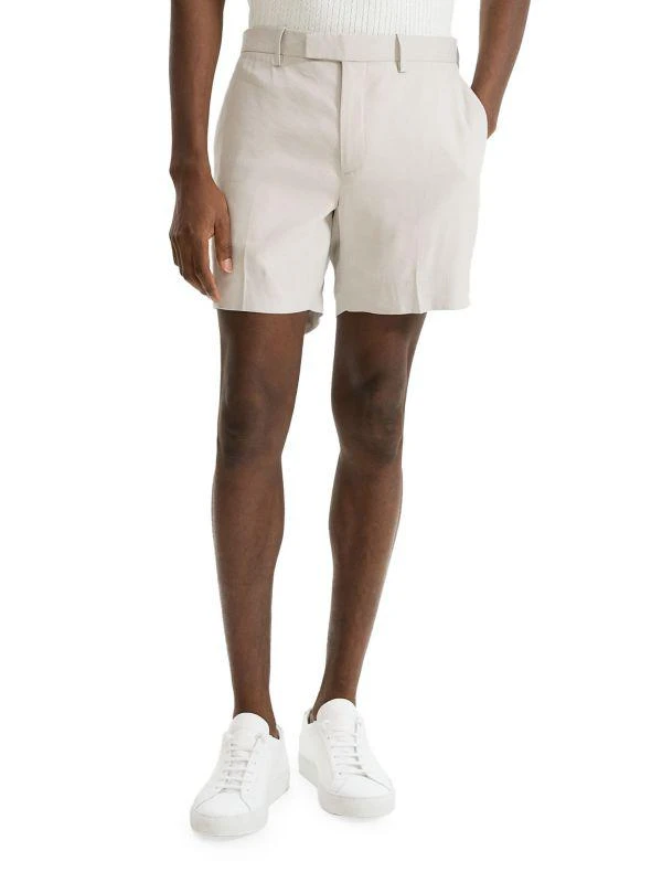 Theory Jarin Linen-Blend Shorts 1