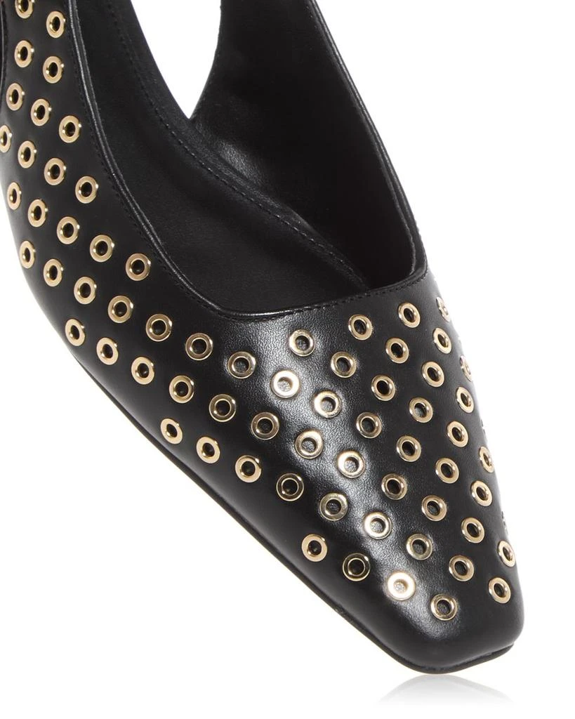 Michael Kors Women's Darrington Grommet Embellished Slingback Flats 5