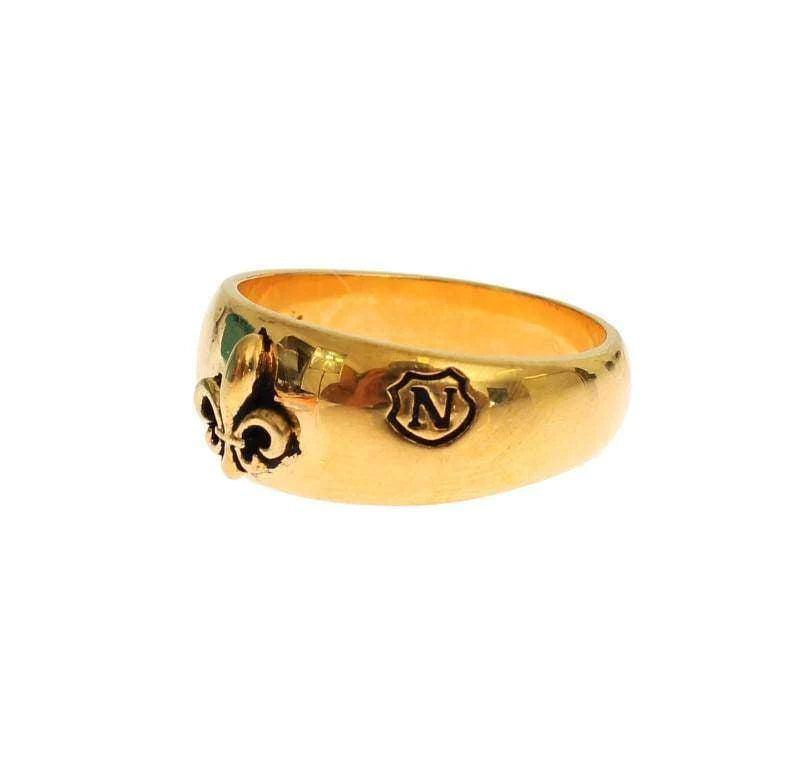 Nialaya Nialaya Gold Plated 925 Silver Ring