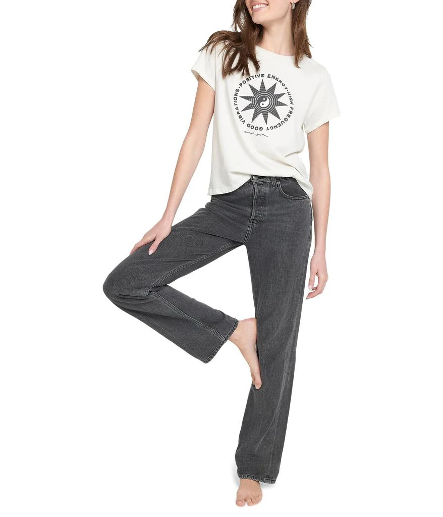 Spiritual Gangster Yin Yang Star Lila Short Sleeve Tee 3