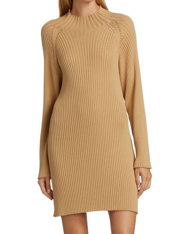 Anna Quan Sadie Rib-Knit Mini Dress