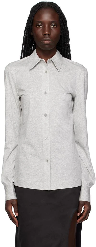 Totême Gray Button Up Shirt 1