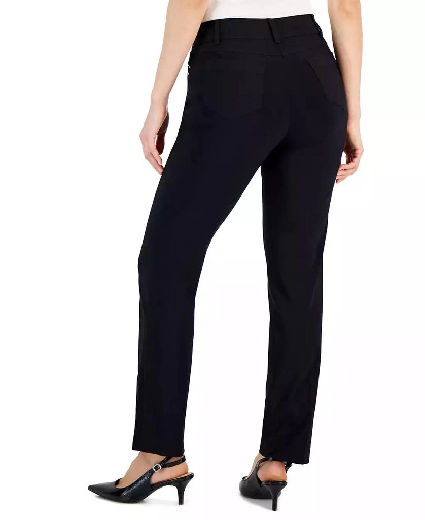 JM Collection Petite Curvy Straight Leg Pants, Petite & Petite Short, Created for Macy's 2