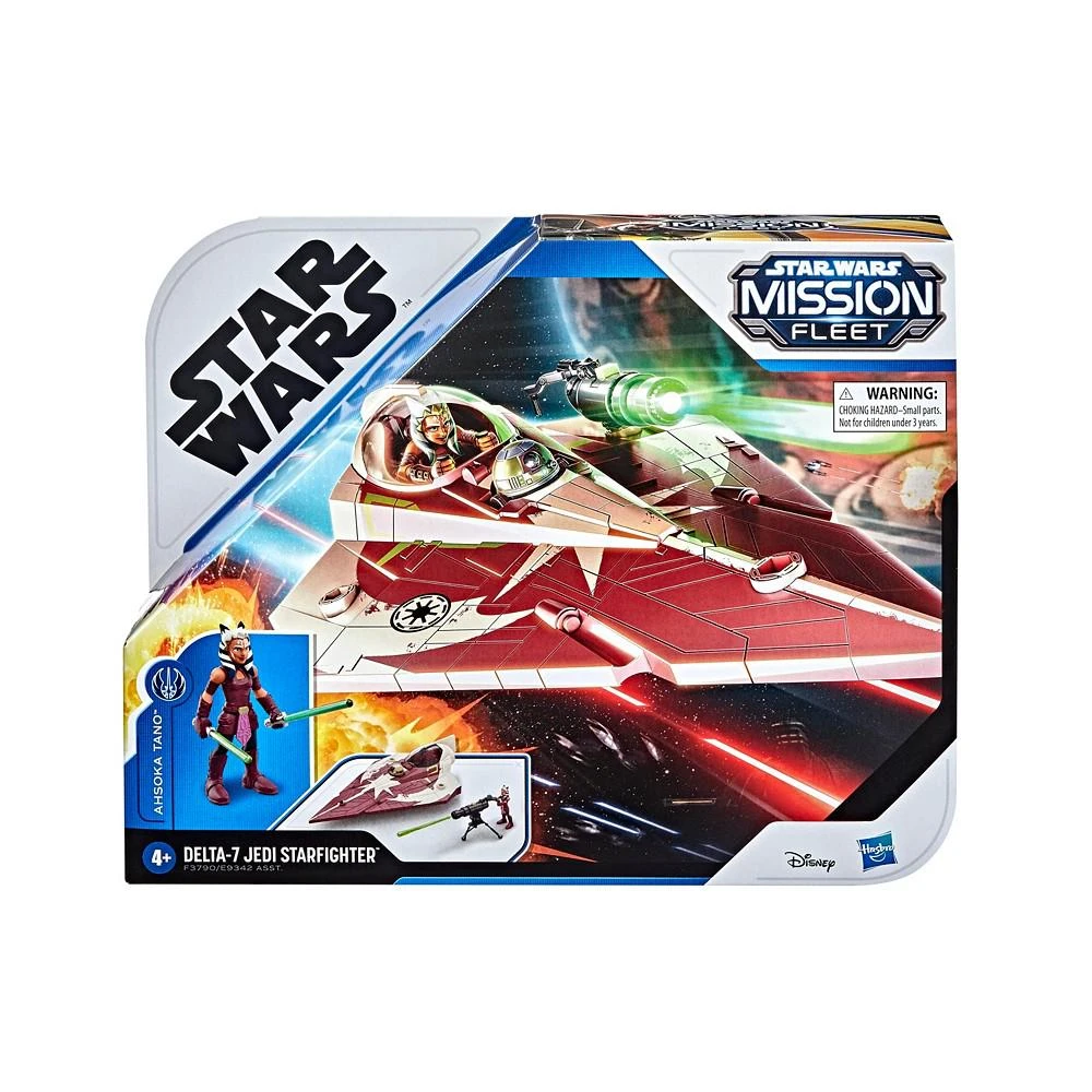 Star Wars Mission Fleet Delta 7 Jedi Starfighter + Ahsoka Tano Figure 3