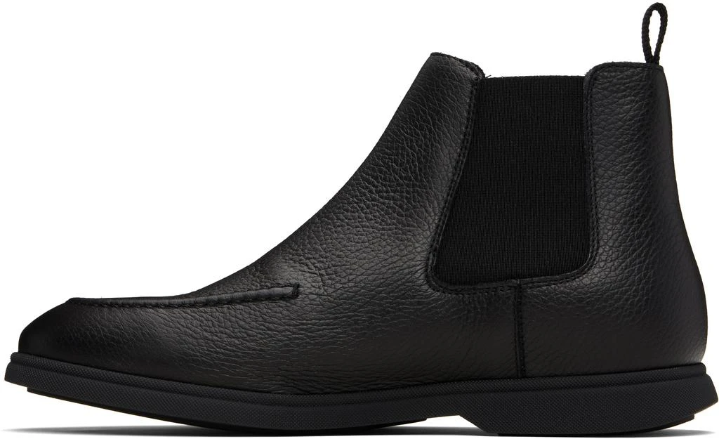 Hugo Boss Black Leather Chelsea Boots 3