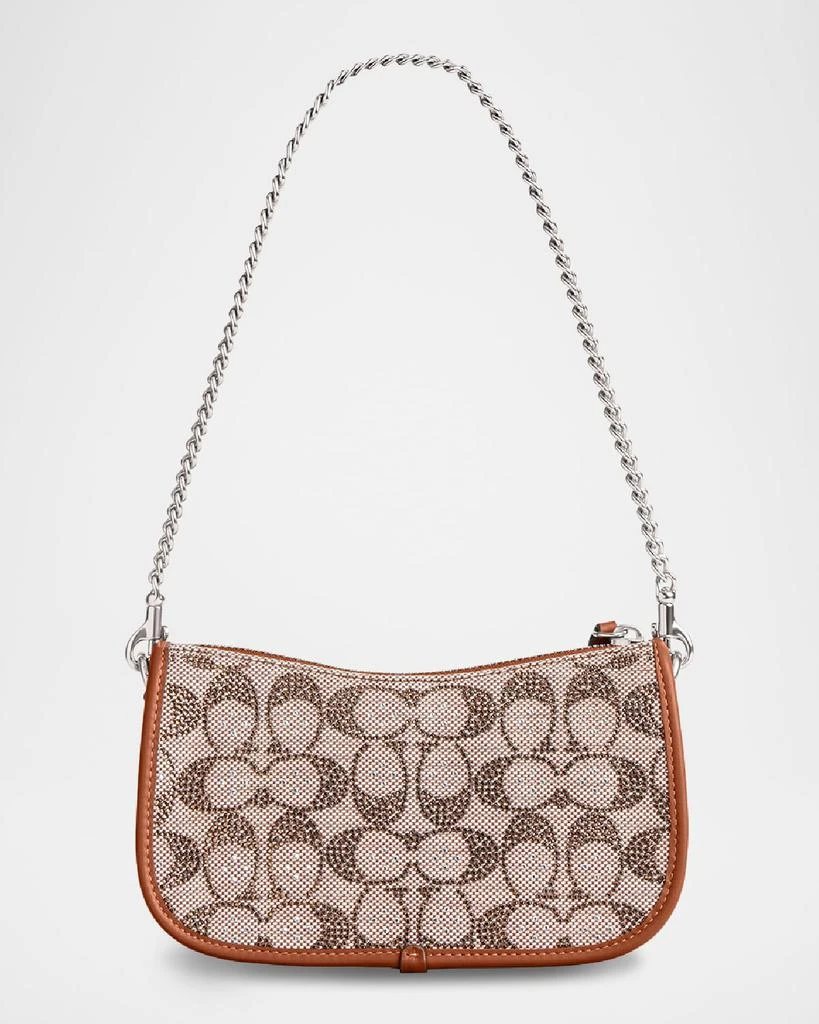 Coach Swinger 20 Crystal Signature Jacquard Shoulder Bag 2