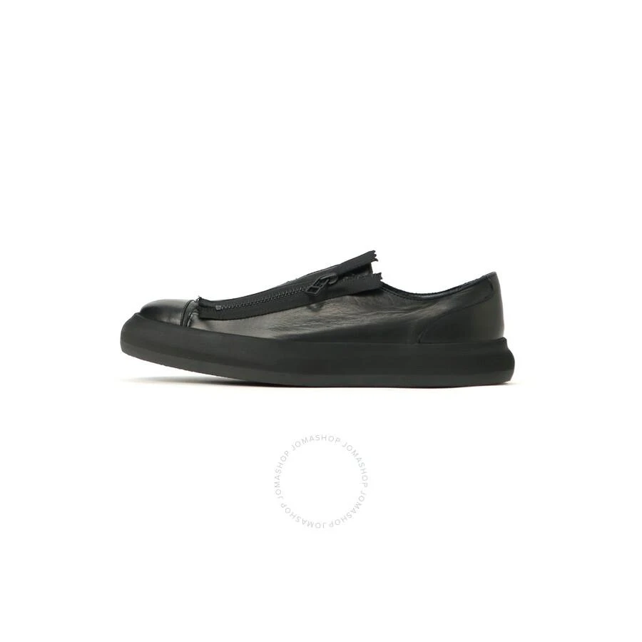 YOHJI YAMAMOTO Ladies Black Low Top Zip-Up Sneakers 2