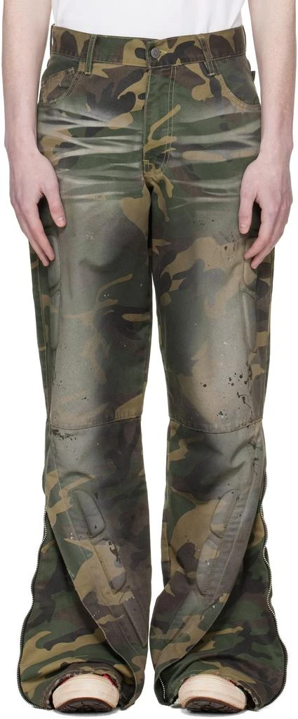 Satoshi Nakamoto Khaki Enduro Trousers