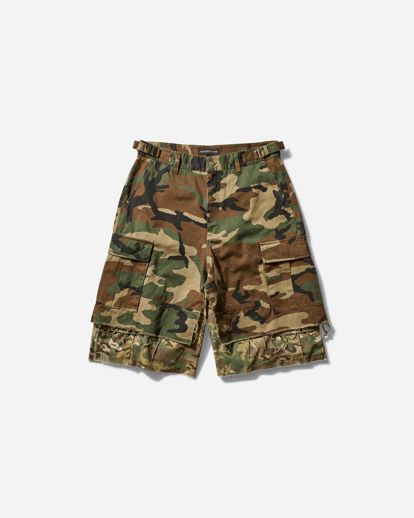 パンツ PROJECT G/R LAYERED SKIRT SHORTS PROJECT G/R Layered Skirt Cargo Shorts Camo - Pants - Free