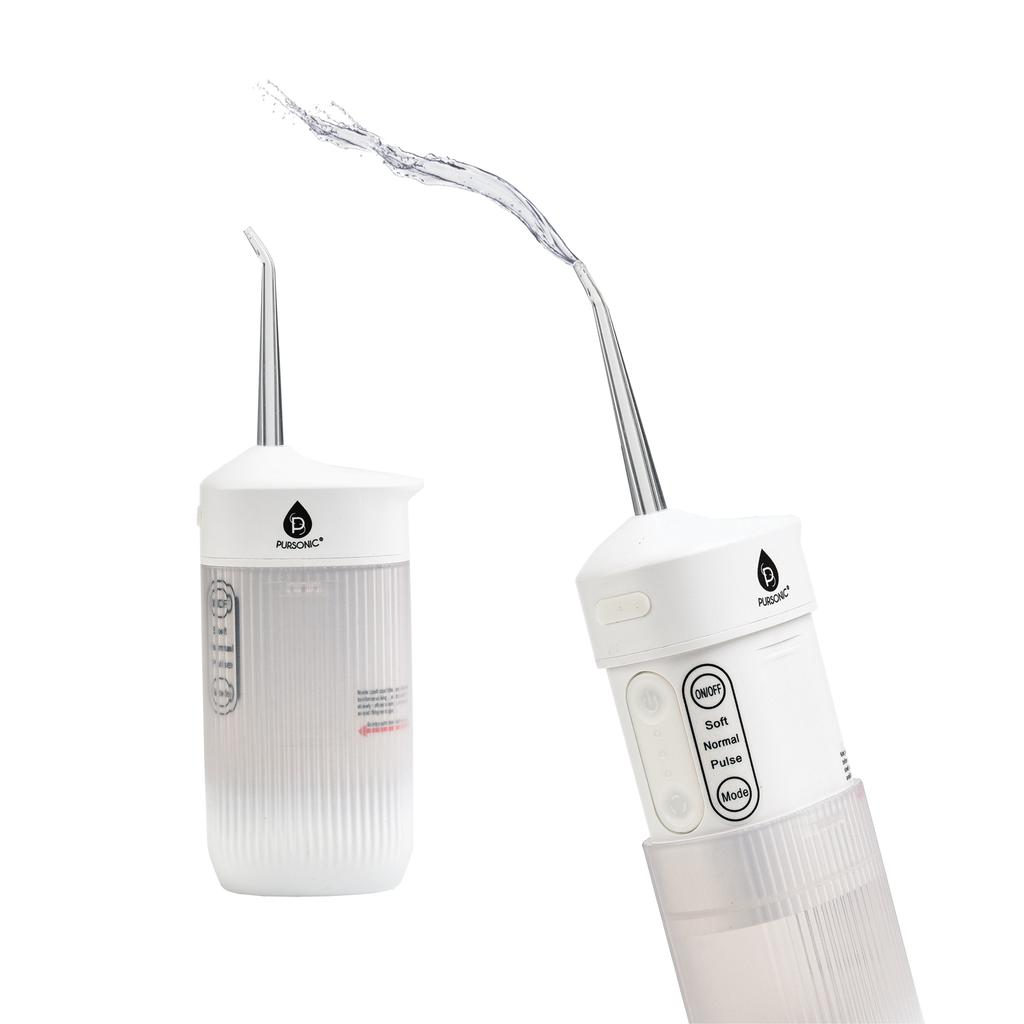 PURSONIC Portable USB Rechargeable Collapsible Water Flosser