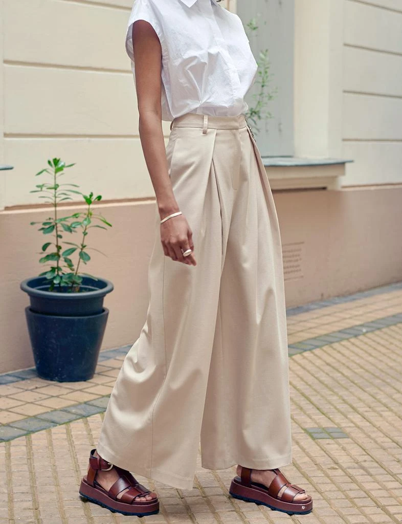 Pixie Market Alex Wide Leg Pleated Pants-BESTSELLERS 9